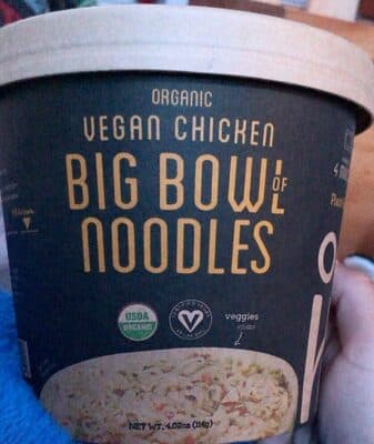 Vegan Chicken Big Bowl of Noodles
