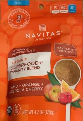 Camu + Orange + Acerola Cherry Organic Superfood + Immunity Blend