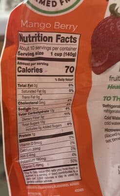 Mango berry Frozen Fruit