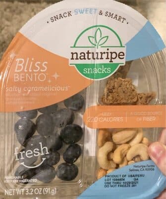 Salty Caramelicious Blueberries, Salted Caramel Granola Clusters, Salted Cashews Snacks