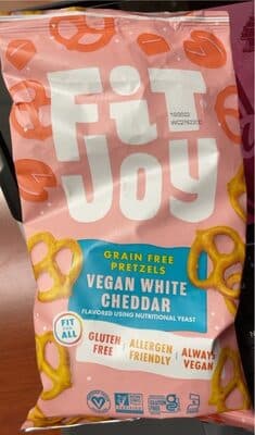 Fit Joy Grain Free Vegan White Cheddar Pretzels