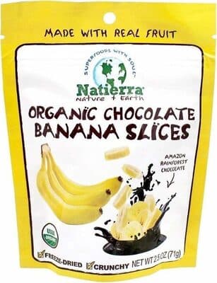 Chocolate Organic Banana Slices