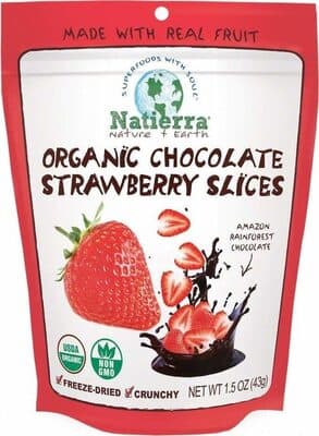 Chocolate Organic Strawberry Slices