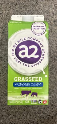 a2 Grass Fed Federal 2% Milk