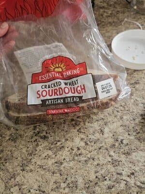 Cracked Wheat Sourdough Artisan Bread