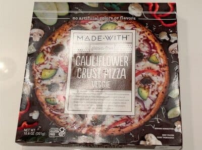 Veggie Cauliflower Crust Pizza