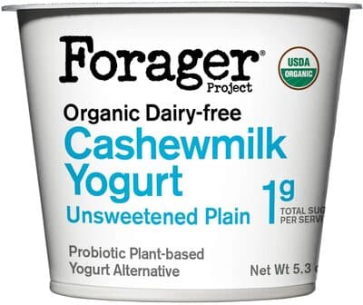Unsweetened Plain Organic Dairy-Free Cashewmilk Yogurt