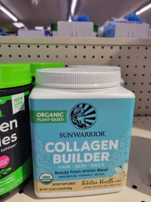 Sunwarrior Organic Tahitian Vanilla Flavor Collagen Builder