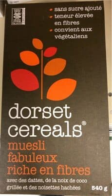 Muesli fabuleux riche en fibres