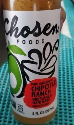 Unsweetened Chipotle Ranch Dressing & Marinade Pure Avocado Oil