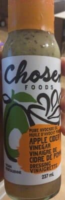 Apple Cider Vinegar Unsweetened Pure Avocado Oil Dressing & Marinade