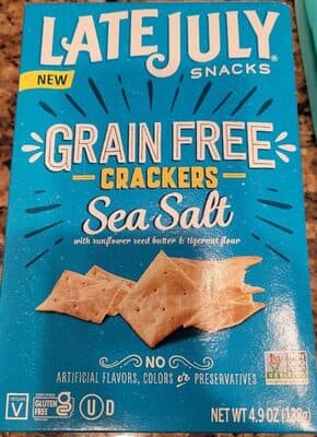 Sea Salt Grain Free Crackers