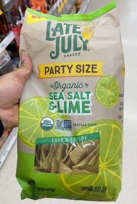 Late July Organic Party Size Sea Salt & Lime Tortilla Chips
