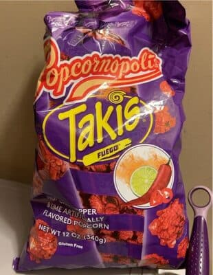 Takis fuego popcorn