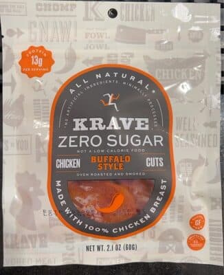 Krave zero sugar buffalo chicken cuts