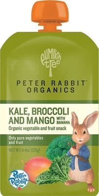 Banana, Mango, Broccoli & Kale Organic Fruit & Vegetable Puree
