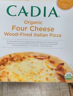 Four cheese pizza