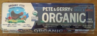 Organic eggs
