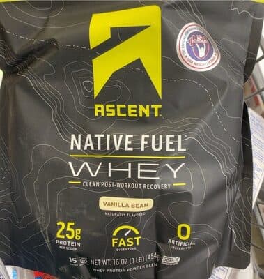 Vanilla Bean Flavored Whey Protein Powder Blend