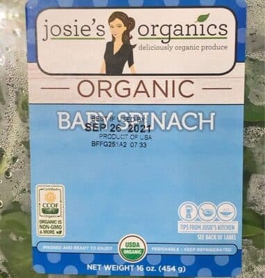 Organic Baby Spinach