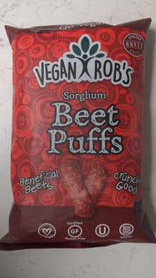 Beet Sorghum Puffs