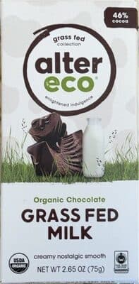 Chocolate Organic Classic Grass Fed Milk