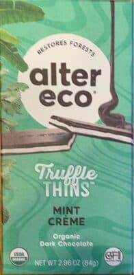 Mint Crème Truffle Thins