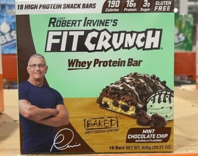 Mint Chocolate Chip Whey Protein Bar