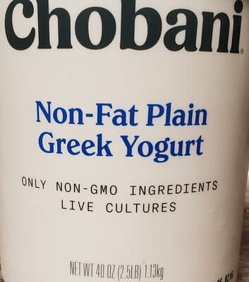 Chobani Non-Fat Plain Greek Yogurt