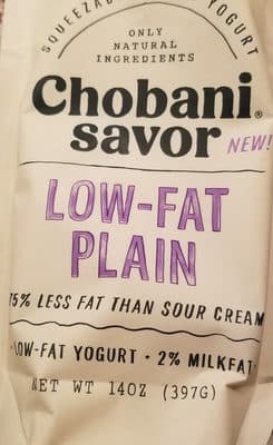 Plain Squeezable Low-Fat Greek Yogurt