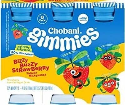 Bizzy Buzzy Strawberry Low-Fat Yogurt Milkshakes Drink