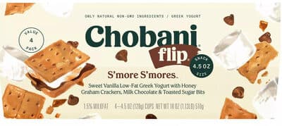 Sweet Vanilla Low-Fat Greek Yogurt With Honey Graham Crackers, Milk Chocolate & Toasted Sugar Bits