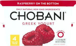 Raspberry on the Bottom Non-Fat Greek Yogurt
