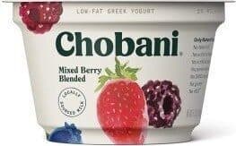 Mixed Berry Blended Low-Fat Greek Yogurt