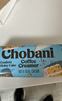 Birthday cake creamer
