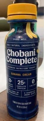 Banana Cream 1% Low-Fat Milk Greek Yogurt Shake