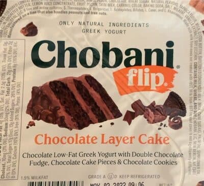 Chocolate Trifecta Low-Fat Greek Yogurt With Double Chocolate Fudge, Chocolate Brownies & Chocolate Cookies