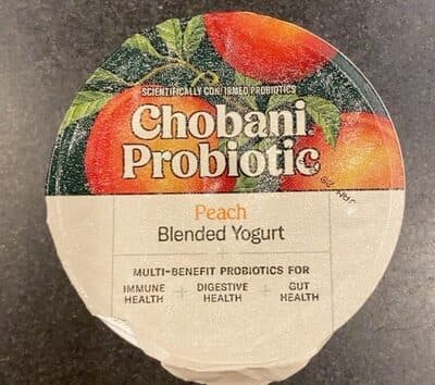 Peach Blended Lowfat Yogurt