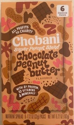 Chocolate Peanut Butter Flavored Super Peanut Blend Nutrient Spread