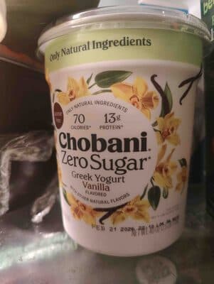 Zero Sugar Vanilla Greek Yogurt