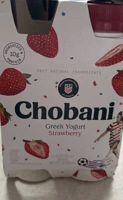 Strawberry yogurt drink