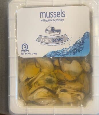 Mussels With Garlic & Parsley