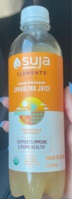 Pineapple Orange Sparkling Cold-Pressed Fruit Juice Drink
