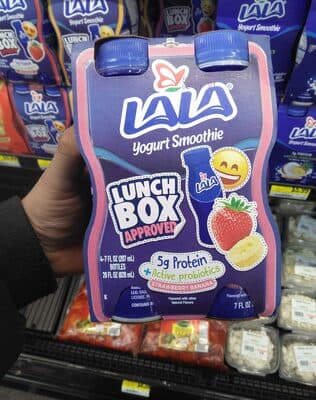 Strawberry Banana Yogurt Smoothie With Probiotics
