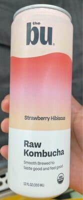Strawberry Hibiscus Raw Kombucha
