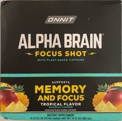 Alpha brain focus shot