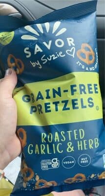 Roasted Garlic and Herb Grain Free Pretzels