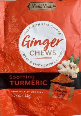 Ginger Chews Turmeric