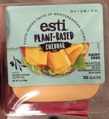 Cheddar Style Plant-Based with Extra Virgin Olive Oil