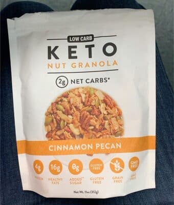 Cinnamon Pecan Keto Nut Granola